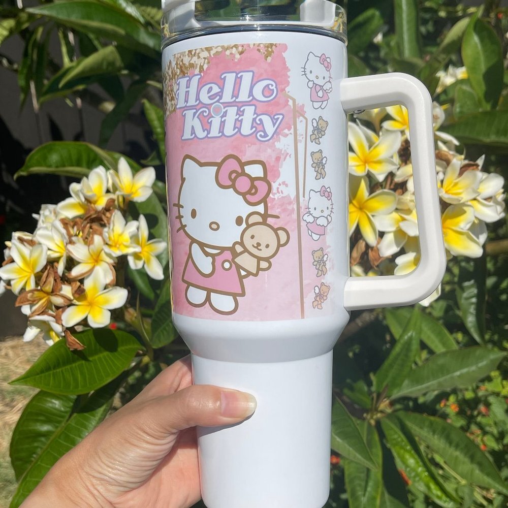 Christmas gift thanksgiving Personalized Sanrio Hello Kitty Tumbler 40oz - Picture 4 of 14
